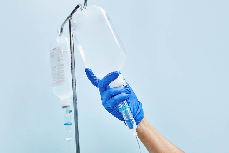 Saline Solution in an IV Bag What It Is and How It's Used