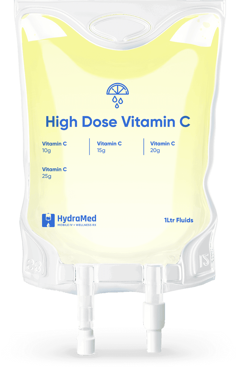 High Dose Vitamin C IV Therapy Benefits, Cost, How it Works HydraMed