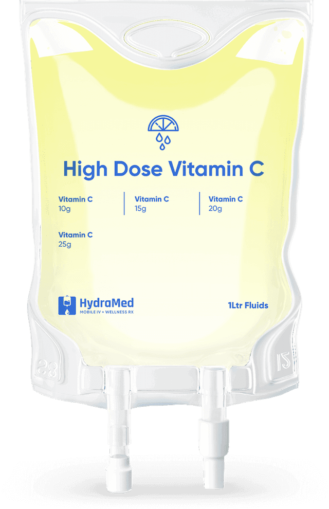 High Dose Vitamin C IV Therapy Benefits, Cost, How it Works HydraMed
